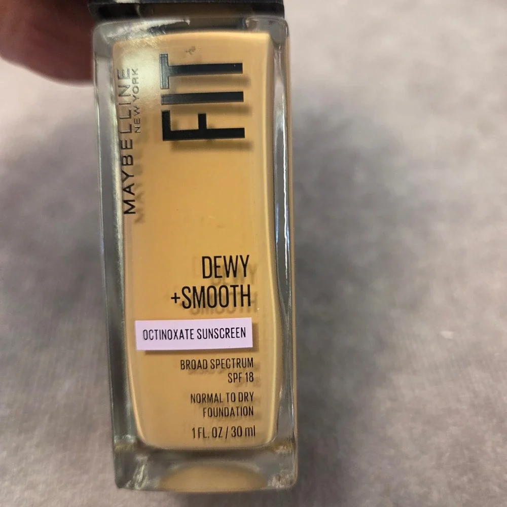 Maybelline Fit Me Dewy + Smooth Foundation 128 Warm Nude SPF 18 1 fl oz